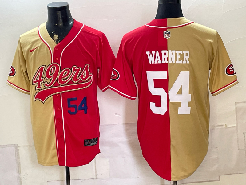 Men 2026 San Francisco 49ers #54 Warner red Nike Limited NFL Jersey 0811004